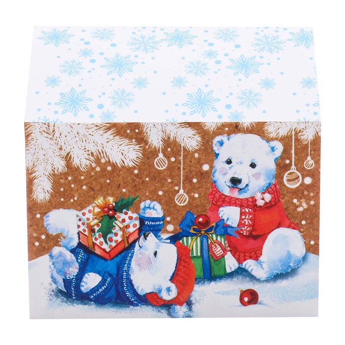 Коробка сборная фигурная «Время подарков», 10 х 10 х 8 см