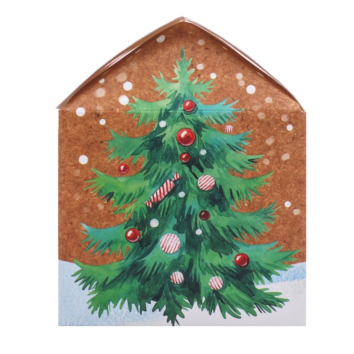 Коробка сборная фигурная «Время подарков», 10 х 10 х 8 см