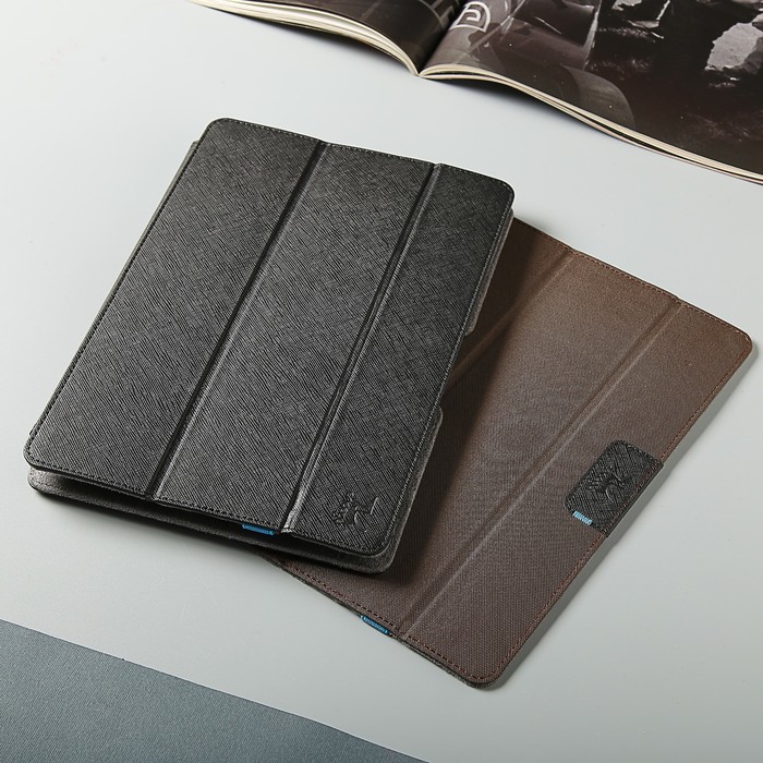 Чехол Snoogy Twin 10.1" со сменными передними крышками универсальный, черно-коричневый