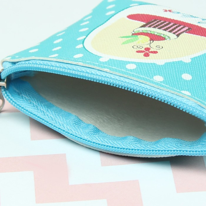 Кошелёк детский, отдел на молнии, кольцо, цвет МИКС