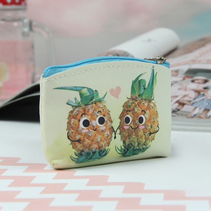 Кошелёк детский, отдел на молнии, кольцо, цвет МИКС