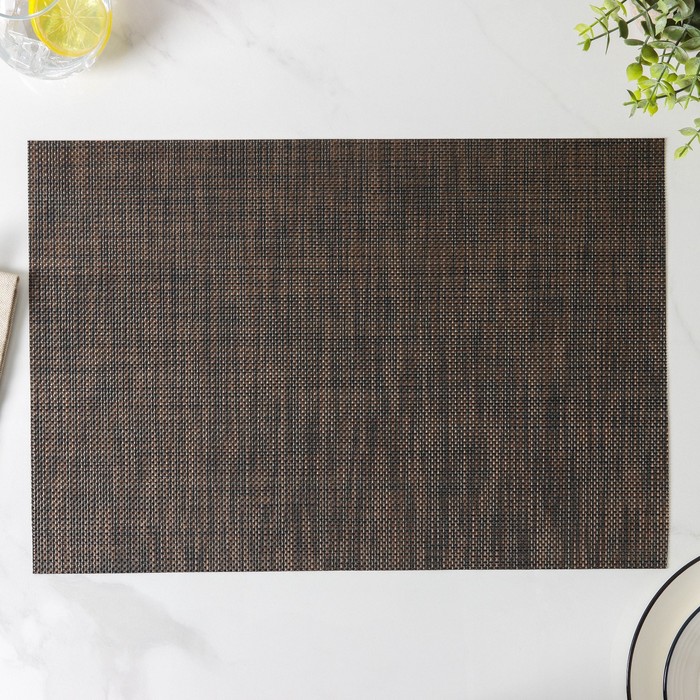 Салфетка кухонная "Канва" 45х30 см, цвет серый