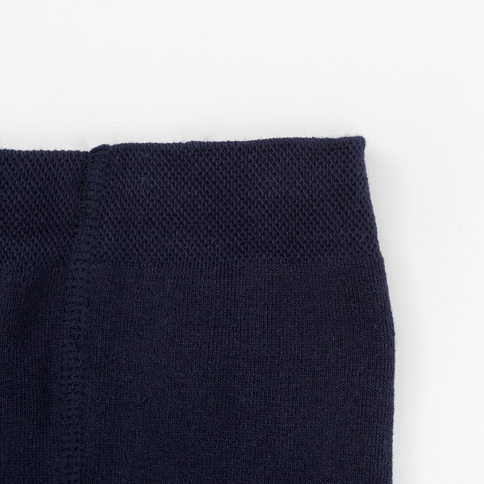 Леггинсы детские плюшевые С504(С) "Орнамент с зайцами" цвет тёмно-синий, рост 98-104