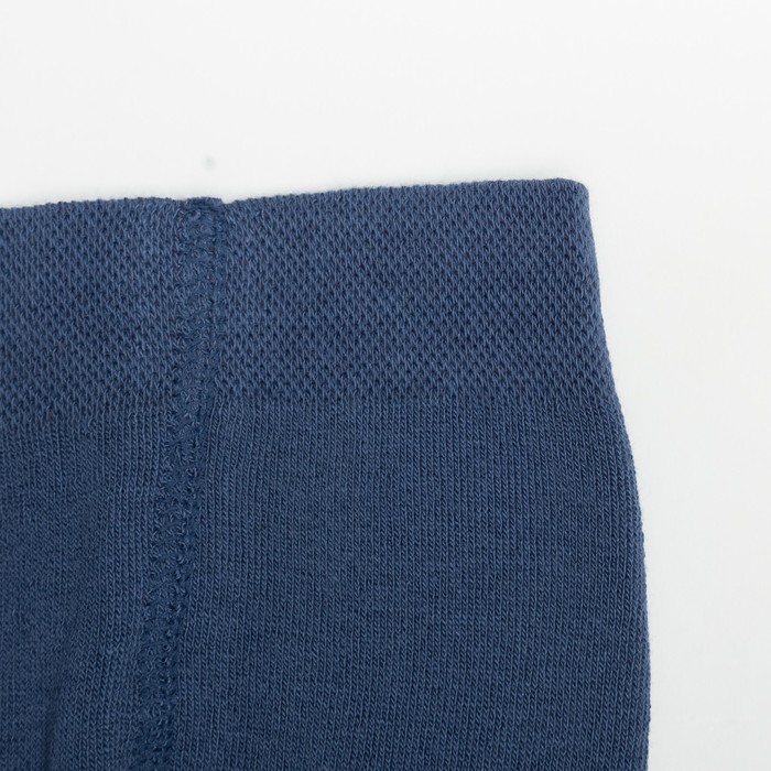 Леггинсы детские плюшевые С504(С) "Орнамент с оленями" цвет деним, рост 110-116