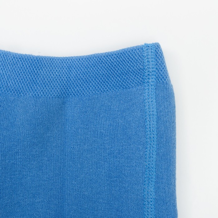 Колготки детские плюшевые С207(С) "Мишки" цвет голубой, рост 80-86