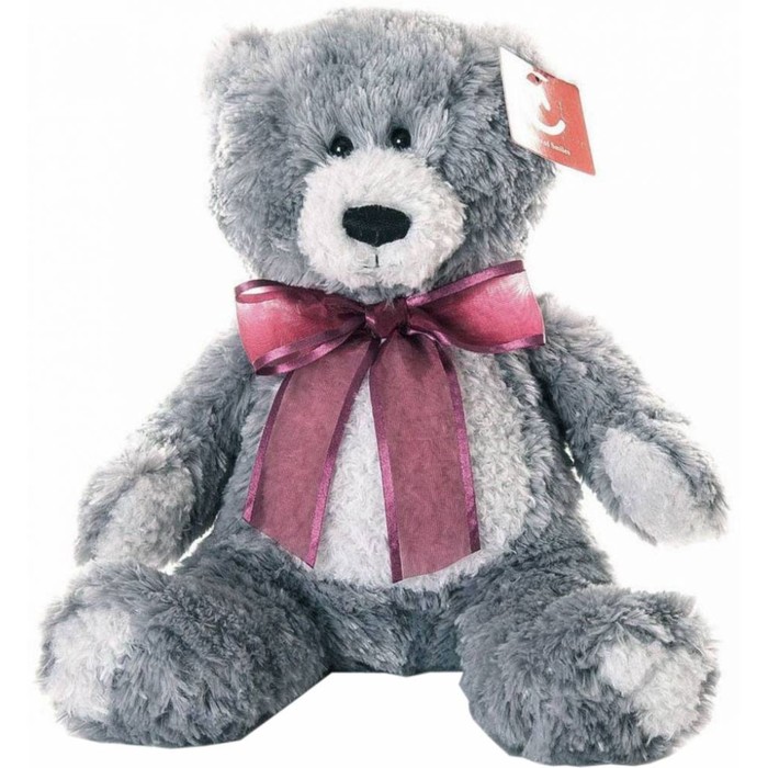Мягкая игрушка "Медведь", серый, 20 см