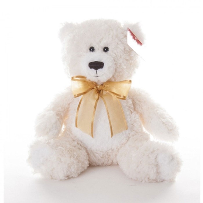 Мягкая игрушка "Медведь", кремовый, 20 см