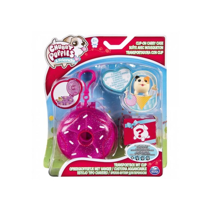 Коллекционная фигурка Chubby Puppie, в домике, на брелке