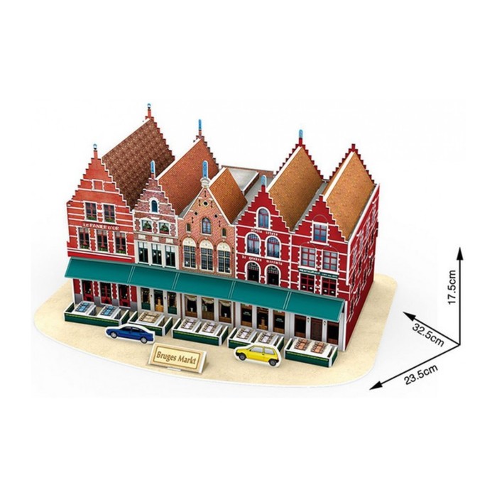 ЗD-пазл "Рыночная площадь Брюгге"