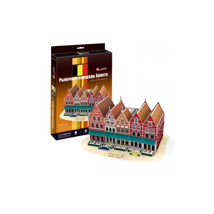 ЗD-пазл "Рыночная площадь Брюгге"