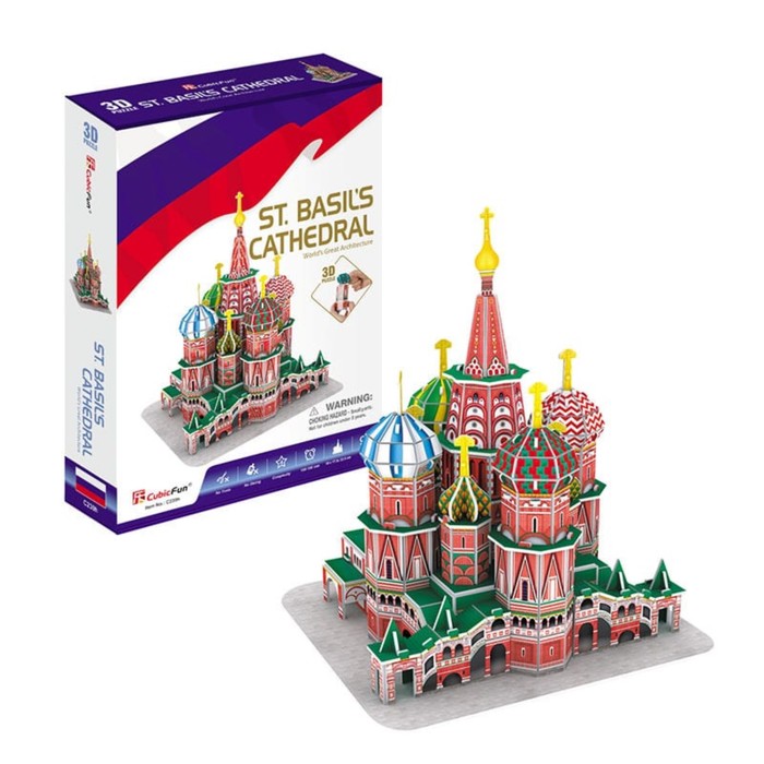 ЗD-пазл "Собор Василия Блаженного"