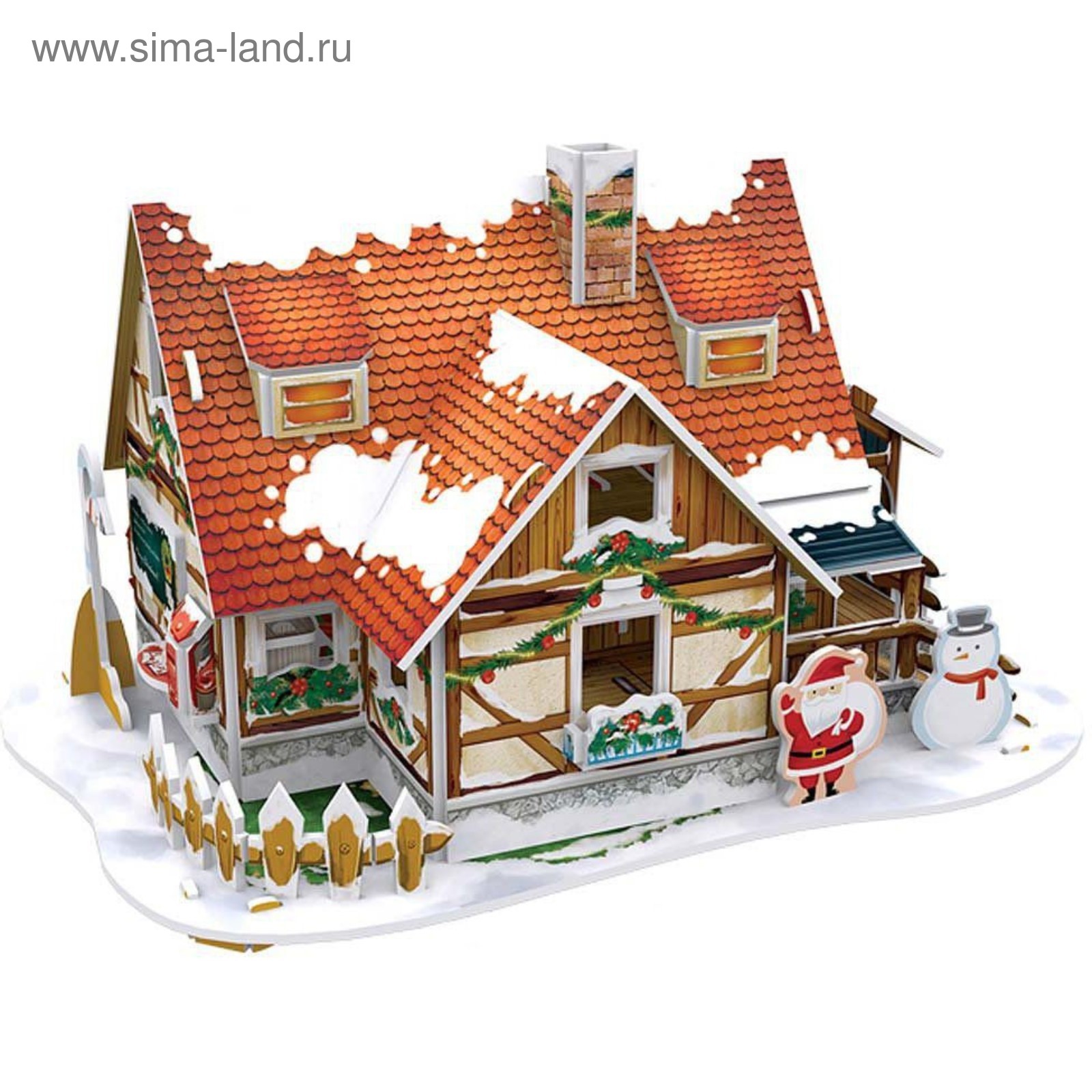 3d Пазл Новогодний