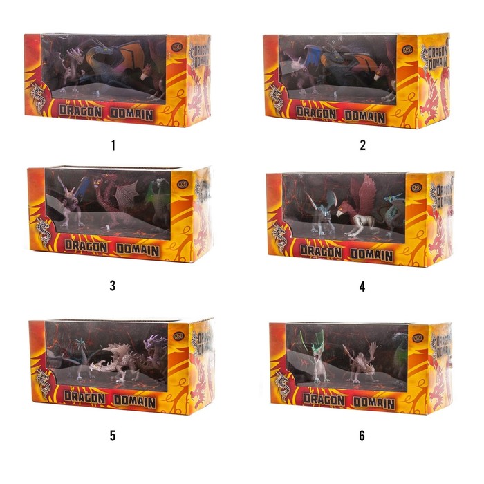 Игровой набор "Драконы", 3 шт, МИКС