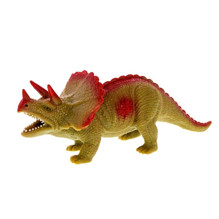 Игрушка "Динозавр" резиновый, с наполением гранулами, средний, МИКС