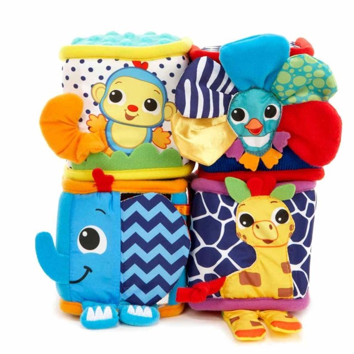 Мягкие кубики Little Tikes "Веселые зверюшки"