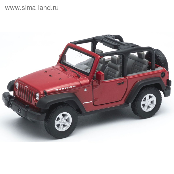 Транспорт без механизмов Коллекционная модель машины Jeep Wrangler Rubicon, масштаб 1:31