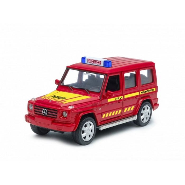 Коллекционная модель машины Mercedes-Benz G-CLASS Пожарная, масштаб 1:32