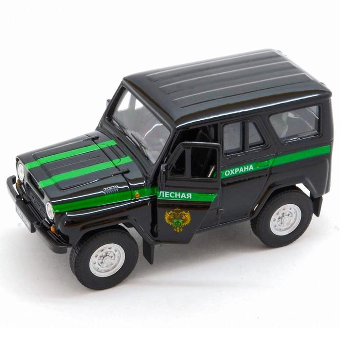 Коллекционная модель машины LADA 2108 УАЗ 31514 Лесная охрана, масштаб 1:34-39