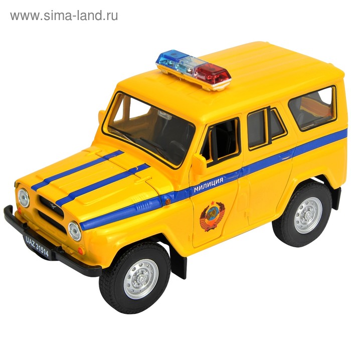 

Коллекционная модель машины LADA 2108 УАЗ 31514 «Милиция», масштаб 1:34-39