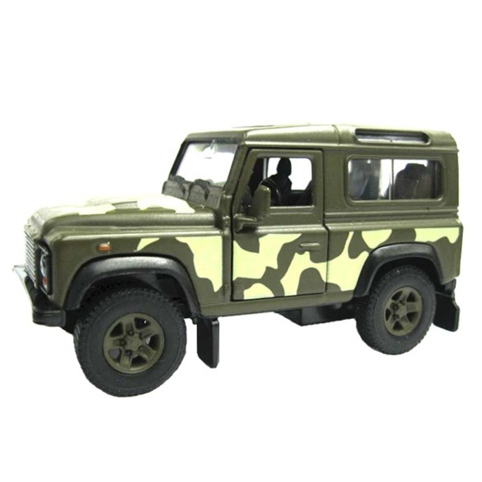 Коллекционная модель военной машины Land Rover Defender, масштаб 1:34-39