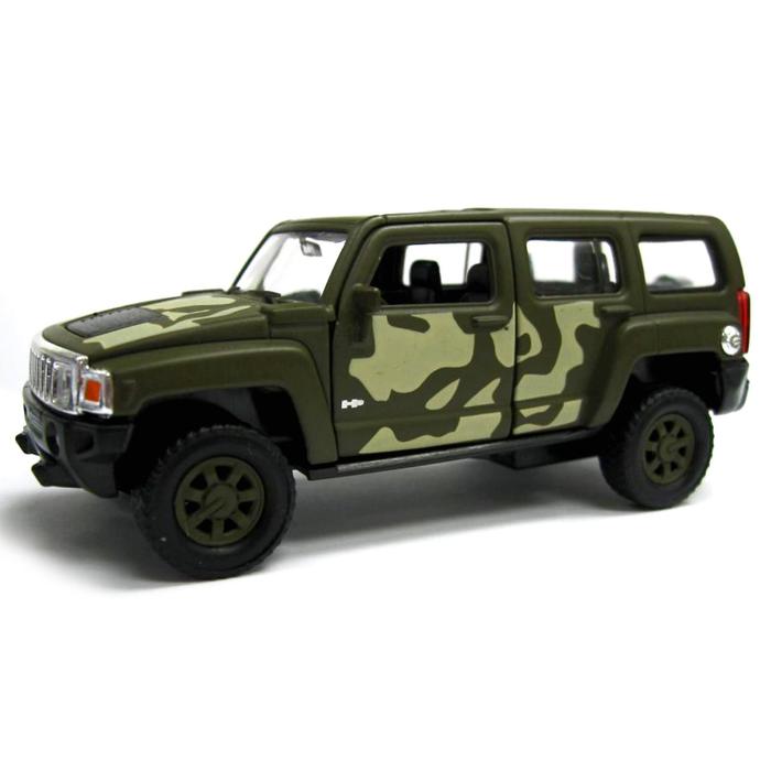 Коллекционная модель военной машины Hummer H3, масштаб 1:34-39