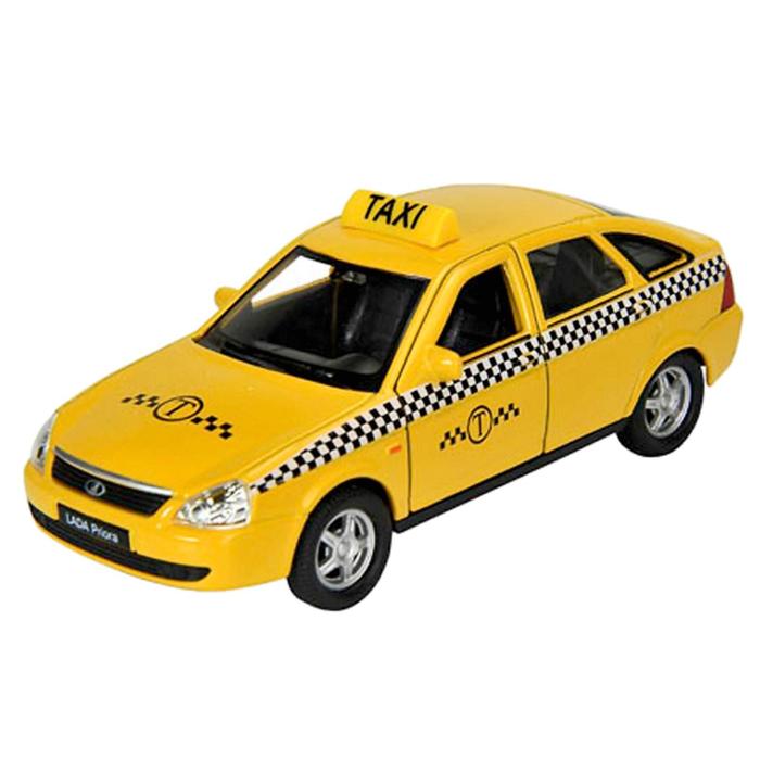 Коллекционная модель машины LADA PRIORA Такси, масштаб 1:34-39