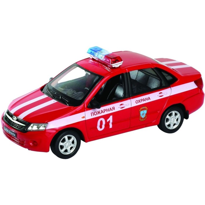 Коллекционная модель машины LADA Granta Пожарная охрана, масштаб 1:34-39