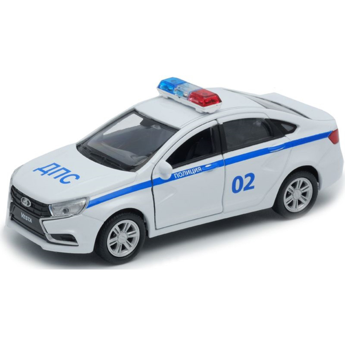 Коллекционная модель машины LADA Vesta Полиция ДПС, масштаб 1:34-39