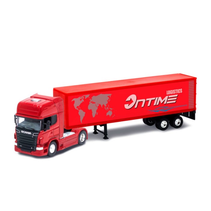 Коллекционная модель тягача с прицепом Scania V8 R730, масштаб 1:64