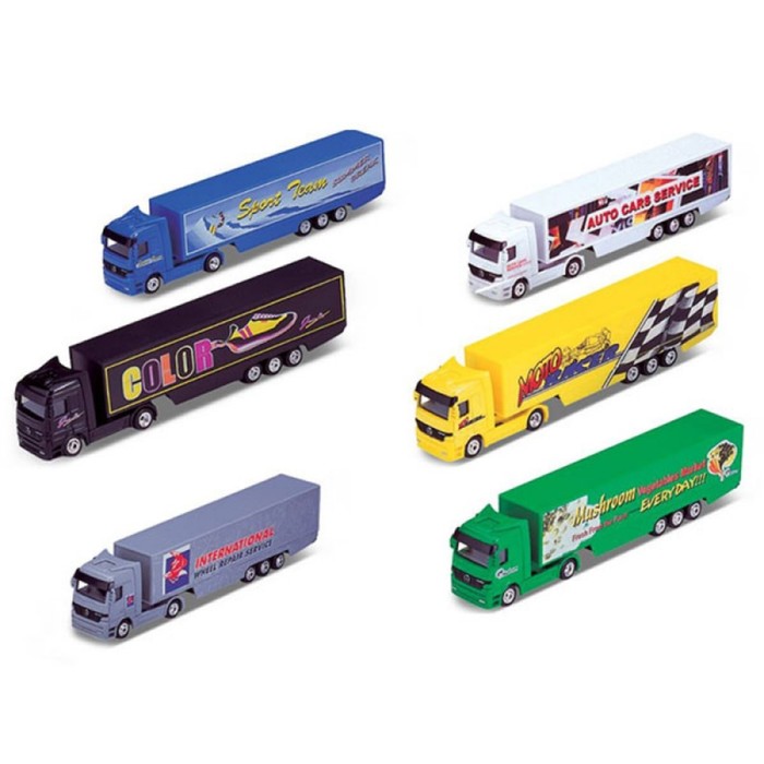 Коллекционная модель тягача с прицепом Scania V8 R730, масштаб 1:64