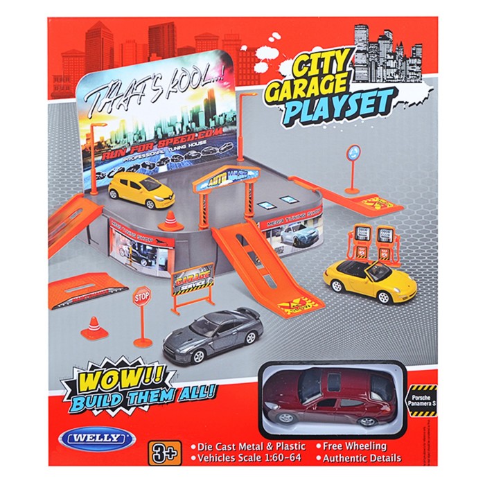 Игровой набор "Гараж", с одной машинкой