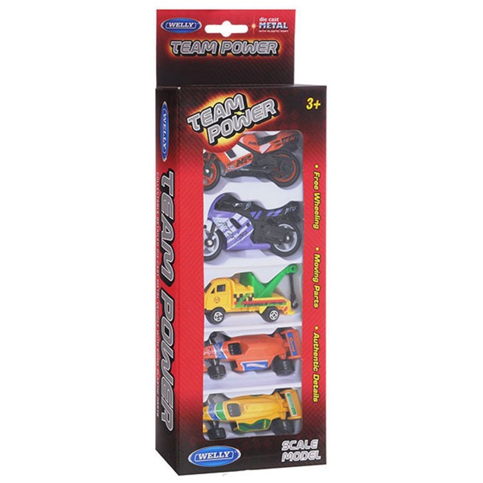 Игровой набор "Машинки", 5 моделей