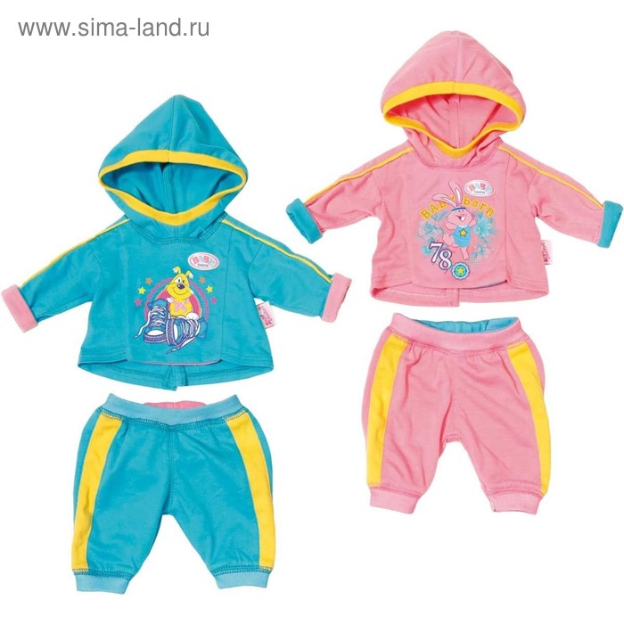 Одежда для куклы Baby Annabell «Спортивный костюмчик», с вешалкой, цвет МИКС
