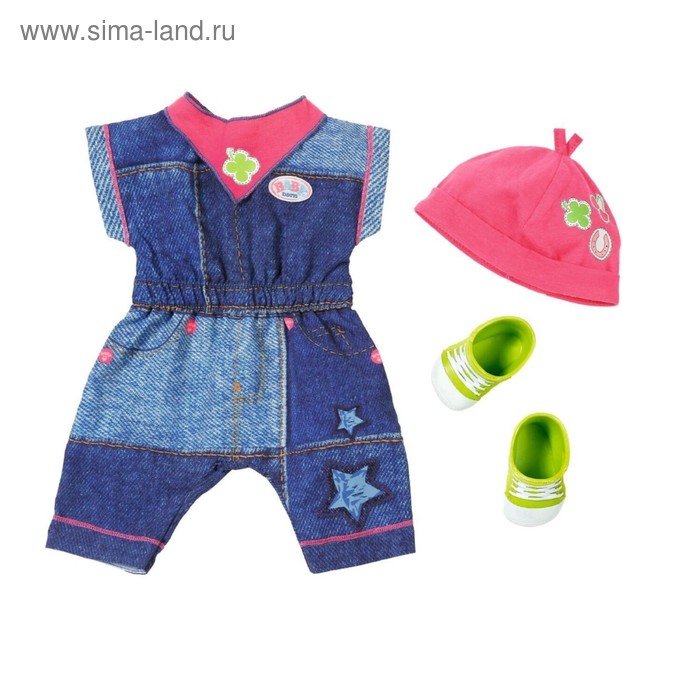 Одежда для куклы BABY born «Джинсовая коллекция», МИКС