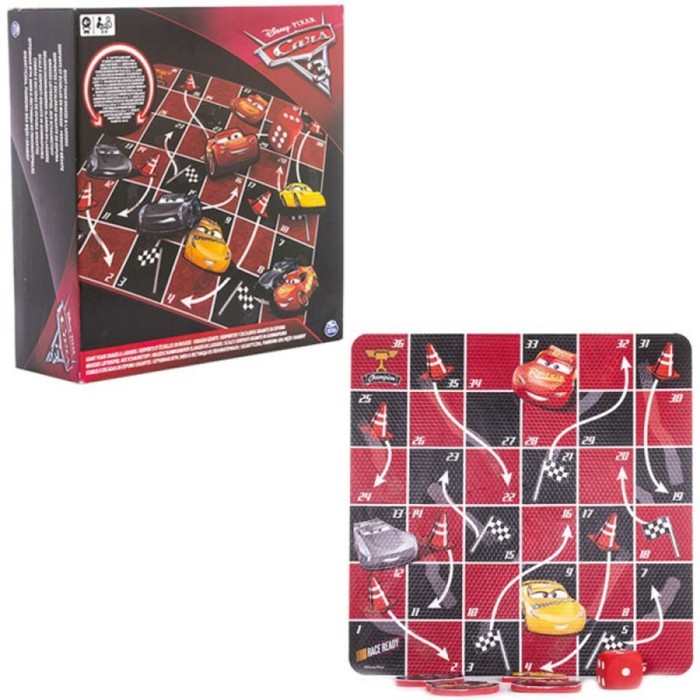 Настольная игра Spin Master "Канаты и лестницы" Тачки-3