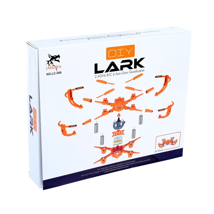 Квадрокоптер-конструктор "Дрон", собери сам, работает от аккумулятора