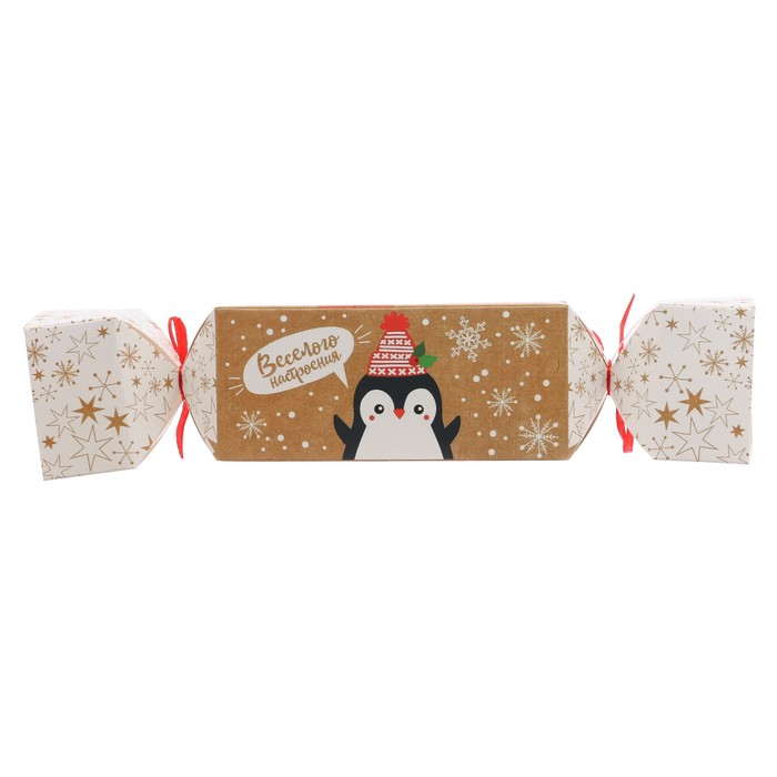 Складная коробка—конфета «Веселого настроения», 11 х 5 х 5 см