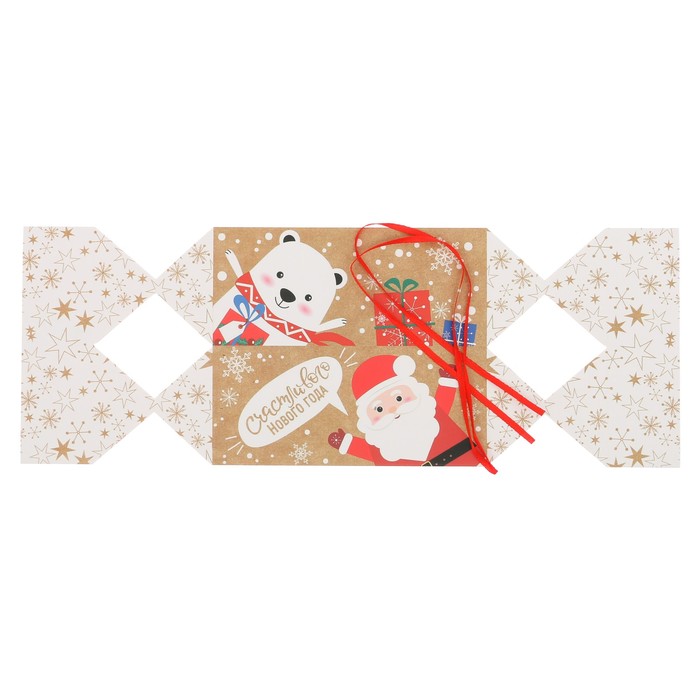 Складная коробка—конфета «Веселого настроения», 16 х 7 х 7 см