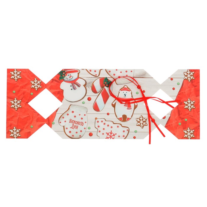 Складная коробка—конфета «Вкусного дня», 11 х 5 х 5 см