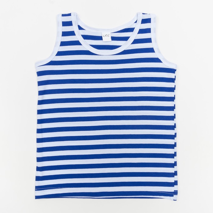 Майка для мальчика, рост 134-140 см (38), цвет синий