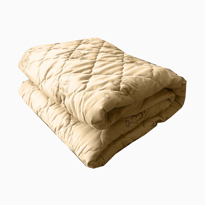 одеяло верблюжья шерсть 140х205 см Одеяло многоигольная стежка Верблюжья шерсть 140х205 см 150 гр, пэ, конверт