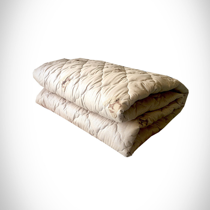 Одеяло Овечья шерсть 140х205 см 300 гр, политик, чемодан