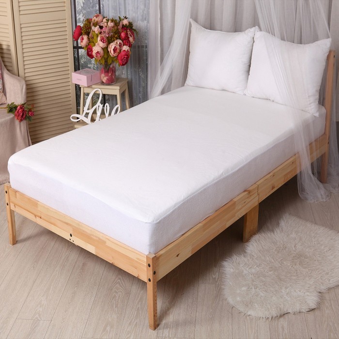 Наматрасник непромокаемый Практичный 180*200/20 натяж.мембрана, хл.52%, п/э 48%