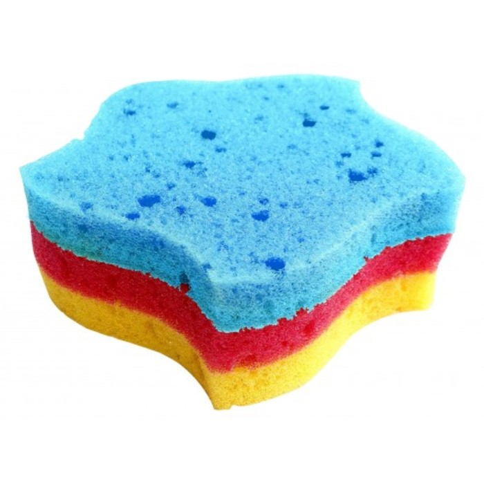 Губка для купания малыша Uviton "Звездочка", МИКС