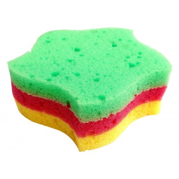 Губка для купания малыша Uviton "Звездочка", МИКС