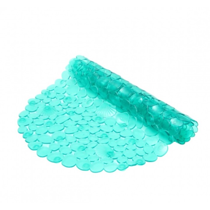 Коврик противоскользящий Uviton "Пляж" 69 x 39 см, бирюза