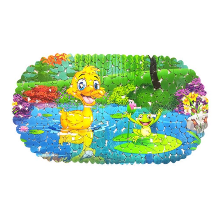 Коврик противоскользящий Uviton "Волшебное озеро", размер: 69 x 39 см