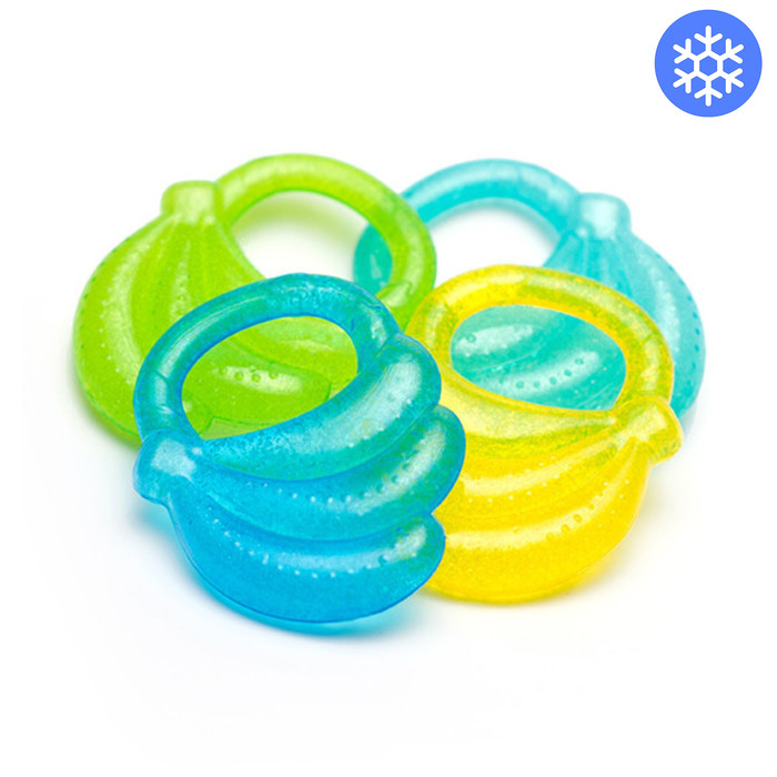 Гелевый прорезыватель для зубов Baby Ono "Банан", МИКС