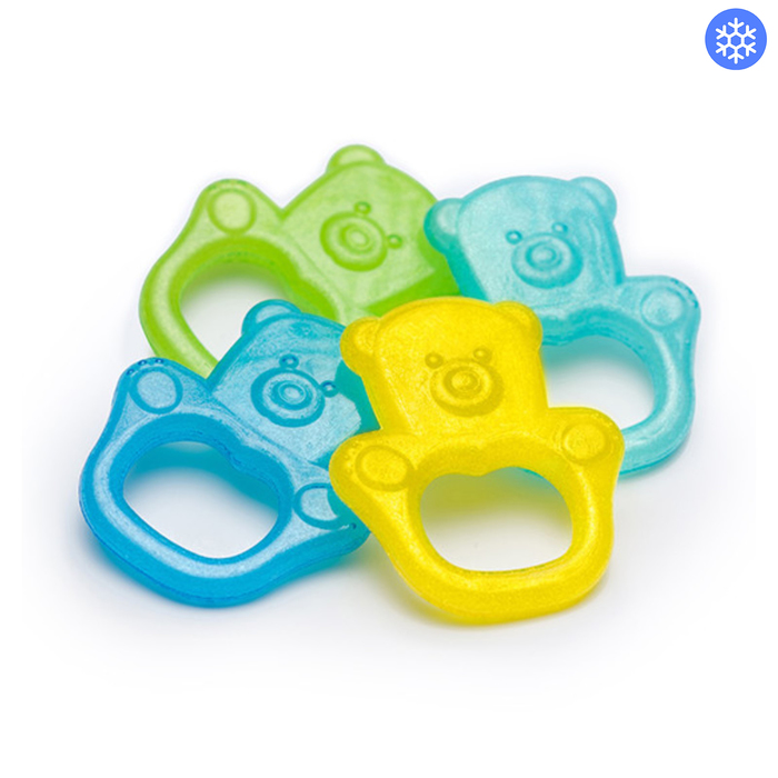 Гелевый прорезыватель для зубов Baby Ono "Мишка", МИКС