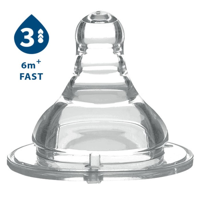 Соска Baby Ono, быстрый поток, для бутылочек с широким горлышком